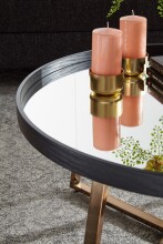 Couchtisch in Schwarz - 78x78x42 (LxBxH)