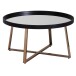 Couchtisch in Schwarz - 78x78x42 (LxBxH)