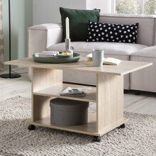 Couchtisch in Grau - 54x95x51cm (LxBxH)
