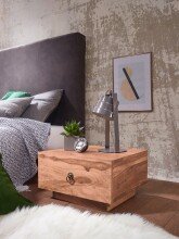 Nachttisch in Braun - 40x40x25 (LxBxH)