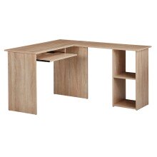 Schreibtisch in Grau - 140x120x75cm (LxBxH)