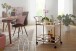 Servierwagen in Gold - 45x65x84 (LxBxH)