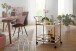 Servierwagen in Gold - 45x65x84 (LxBxH)