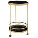 Servierwagen in Gold - 45x45x76 (LxBxH)