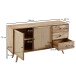 Sideboard in Braun - 140x40x75 (LxBxH)