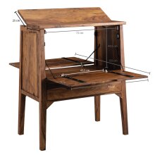 Sideboard in Braun - 90x56x107 (LxBxH)