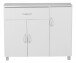 Sideboard in Weiß - 90x30x75cm (LxBxH)