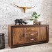 Sideboard in Braun - 160x44x80 (LxBxH)