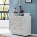 Sideboard in Weiß - 76x35x84cm (LxBxH)