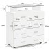 Sideboard in Weiß - 76x35x84cm (LxBxH)