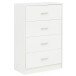 Sideboard in Weiß - 60x30x90cm (LxBxH)