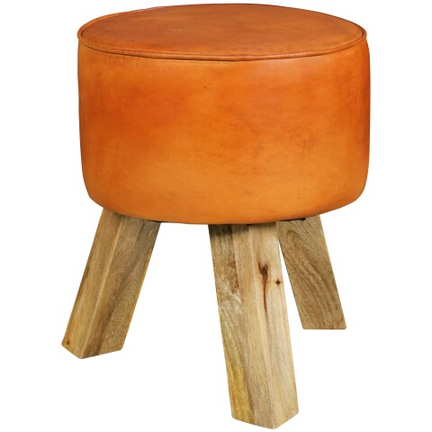 Sitzhocker in Braun - 37x37x45 (LxBxH)