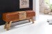 Sitzhocker in Braun - 120x29x53cm (LxBxH)