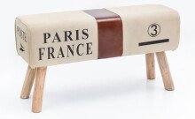 Sitzhocker in Braun - 91x30x51 (LxBxH)