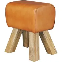 Sitzhocker in Braun - 40x30x47 (LxBxH)