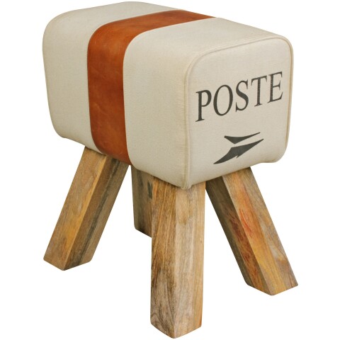 Sitzhocker in Braun - 40x30x47 (LxBxH)