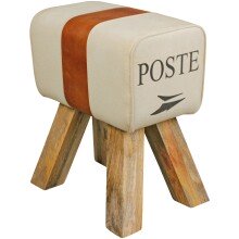 Sitzhocker in Braun - 40x30x47 (LxBxH)