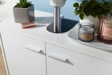 Waschbeckenunterschrank in Weiß - 60x30x55cm (LxBxH)