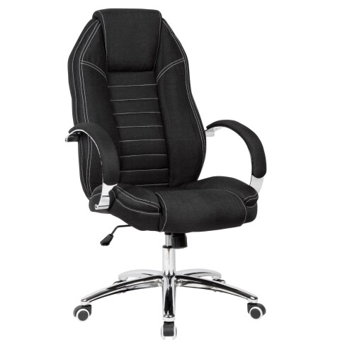 Drehstuhl in Schwarz - 69x65x122 (LxBxH)