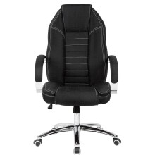 Drehstuhl in Schwarz - 69x65x122 (LxBxH)