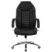 Drehstuhl in Schwarz - 69x65x122 (LxBxH)