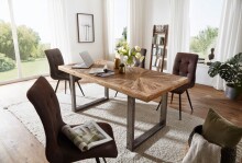 Esstisch in Braun - 90x180x76 (LxBxH)