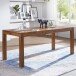 Esstisch in Braun aus Massivholz Sheesham - 60x120x76cm (LxBxH)
