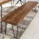 Sitzbank in Braun - 180x40x45 (LxBxH)