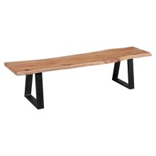 Sitzbank in Braun - 180x40x45 (LxBxH)