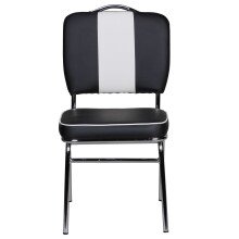 Esszimmerstuhl in Schwarz - 47x45x90cm (LxBxH)