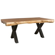 Esstisch in Braun - 100x200x77 (LxBxH)