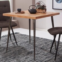 Esstisch in Braun - 80x80x76 (LxBxH)