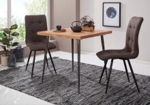 Esstisch in Braun - 80x80x76 (LxBxH)