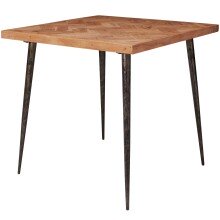 Esstisch in Braun - 80x80x76 (LxBxH)
