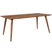 Esstisch in Braun aus Sheesham Massivholz - 80x180x76cm...