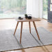 Esstisch in Braun aus Sheesham Massivholz - 80x80x76cm (LxBxH)
