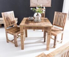 Esstisch in Braun - 80x80x76 (LxBxH)