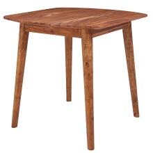 Esstisch in Braun aus Sheesham Massivholz - 80x80x78cm...
