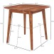 Esstisch in Braun aus Sheesham Massivholz - 80x80x78cm (LxBxH)