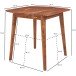 Esstisch in Braun aus Sheesham Massivholz - 80x80x78cm (LxBxH)