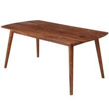 Esstisch in Braun aus Sheesham Massivholz - 60x120x77cm...