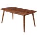 Esstisch in Braun aus Sheesham Massivholz - 60x120x77cm (LxBxH)