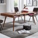 Esstisch in Braun aus Sheesham Massivholz - 100x200x77cm (LxBxH)