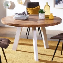 Esstisch in Braun - 130x130x77 (LxBxH)
