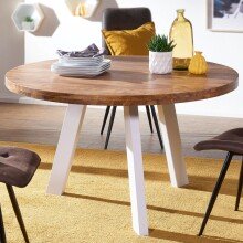 Esstisch in Braun - 130x130x77 (LxBxH)