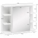 Hängeschrank in Weiß - 80x20x65cm (LxBxH)