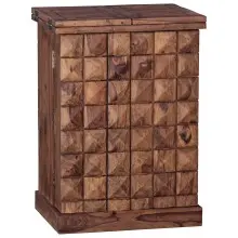 Barschrank in Braun - 64x50x91 (LxBxH)