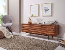 TV-Board in Braun - 147x38x50 (LxBxH)