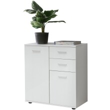 Kommode in Weiß - 71x36x78cm (LxBxH)