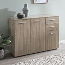 Kommode in Grau - 107x35x79cm (LxBxH)